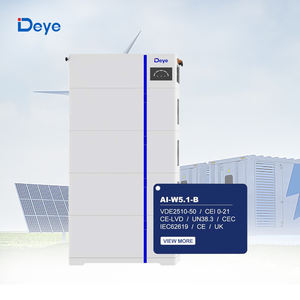 Deye ESS AI-W5.1-B LiFePO4 baterai 51.2V 100AH siklus dalam 5,12 kWh 10kWh 20kWh 30kWh baterai Lithium penyimpanan energi - Product Image 1