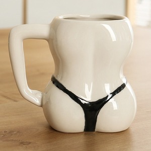 Tazza in Ceramica Nordica da 380ml, Design Minimalista con Arte del Corpo Femminile in Bikini, Colorata Tazza per <span class=keywords><strong>Caffè</strong></span>, Latte e Acqua da Ufficio, Pronta per la Spedizione - Product Image 6