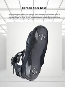 Luo <span class=keywords><strong>Shen</strong></span> dành cho người lớn sợi Carbon 4-bánh xe thể thao ngoài trời Giày trượt con lăn với hệ thống phanh tùy chỉnh bao bì & logo - Product Image 2