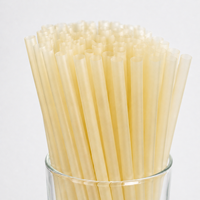 Pailles à boire biodégradables, compostables, dégradables en mer, avec logo personnalisé, vente en gros, écologiques, de qualité alimentaire, en PHA