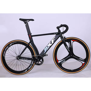 Vélo à pignon fixe 700c, cadre en alliage, nouveau modèle, couleur noire, en stock - Product Image 1