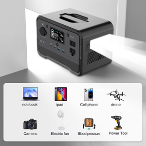 เครื่องกำเนิดไฟฟ้าพลังงานแสงอาทิตย์แบบพกพา 350W พร้อมไฟฉาย สำหรับตั้งแคมป์กลางแจ้ง แบตเตอรี่ LiFePO4 คลื่นไซน์บริสุทธิ์ ขายส่ง - Product Image 3