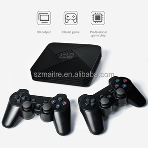 डुअल-सिस्टम 4k टीवी गेम प्लेयर वीडियो गेम कंसोल वायरलेस गेमपैड 20000 + गेम में बनाया गया 64 ग्राम टीवी बॉक्स समर्थन ps1 - Product Image 3