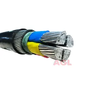 XLPE/PVC Insulated Power Cable for Rated Voltage 0.6/1kV 4x185mm2 steel wire armoured power cable