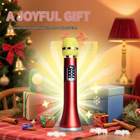 Microphone sans fil professionnel pour enregistrement, karaoké et système de sonorisation puissant avec Bluetooth