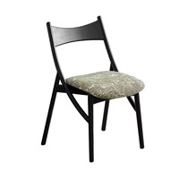 Chaise de salle à manger moderne vintage en bois massif de style japonais, dossier haut de gamme, design créatif pour boire du thé