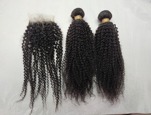 Extensiones de Cabello Humano Afro Rizado de Alta Calidad, Cabello Afro Rizado en Paquetes, Doble Trama, Cabello Despeinado para Mujeres Negras - Product Image 2