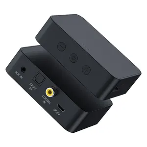 T6 4-in-1 di ingresso SPDIF Ottico/Coassiale/carta di TF/3.5 millimetri aux Bluetooth a2dp trasmettitore audio Senza Fili di Bluetooth Adattatore Audio musica