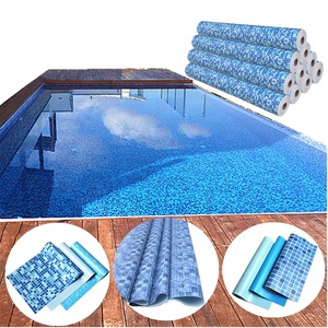 Revêtement de sol en vinyle pour <span class=keywords><strong>piscine</strong></span> Water Crown SGL-01 Ocean Blue PVC renforcé, anti-UV, antidérapant, imperméable et durable. - Product Image 1