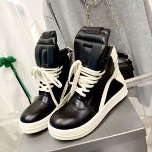 RO Designer <b>Shoes</b> Triangle Thick-Soled Couple High-Quality <b>Shoes</b> <b>Height</b>-<b>Increasing</b> Genuine Leather Casual Breathable Waterproof - Product Image 1