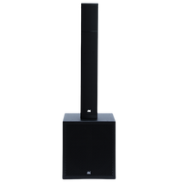 DBK Système de sonorisation de subwoofer audio de scène professionnel DJ 900W Subwoofer Système de haut-parleurs de colonne à 3 canaux