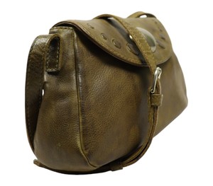 Bolso Bandolera de Cuero Oliva Envejecido Estilo Aventurero para Mujer, Bolso de Hombro de Inspiración Vintage con Correa Ajustable, a la Moda - Product Image 2