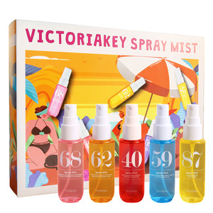 Set de 5 Mini Perfumes Corporales en Spray con Aroma Frutal para Mujer, Fragancia Brasileña - Product Image 1