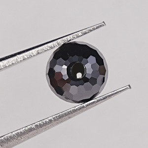 2023 New Arrival 2MM-8MM Natural Loose Moissanite Ball <strong>Beads</strong> <strong>Black</strong> Rosary Facets New Shape Wholesale Price - Product Image 5