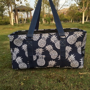 Monogram กระเป๋าผ้าใบอเนกประสงค์ขนาดใหญ่,กระเป๋าสำหรับใช้ซักชายหาดกระเป๋าพิมพ์ลายดอกไม้กระเป๋าสำหรับผู้ไปพักผ่อนวันหยุดสุดสัปดาห์ - Product Image 2