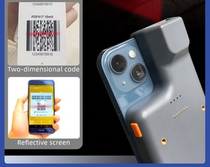 간단한 휴대용 PDA 미니 무선 <span class=keywords><strong>2</strong></span>.4G 블루투스 2D 바코드 스캐너 QR 코드 리더 안드로이드 IOS 태블릿 윈도우용 홀더 포함 - Product Image 4