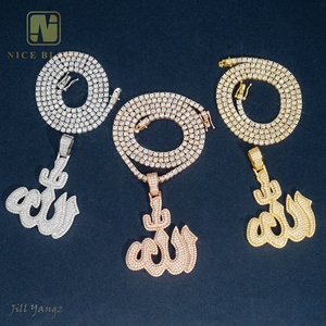 Hip Hop Rock Fire China joyería al por mayor chapado en oro latón AAAAA + Cubic Zirconia moda Iced Out colgante <span class=keywords><strong>Gif</strong></span> para hombres y mujeres - Product Image 3