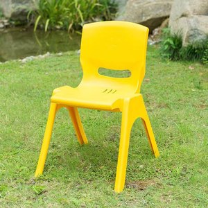 Chaise en plastique pour enfants, taille moyenne, hauteur d'assise 26 cm, dossier solide et durable, pour la maternelle et la maison - Product Image 4