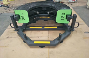 Heavy Duty Rolling Tire Flip Trainer, Weight Plate Compatible Commercial Gym Personal Training Studio Fitness Equipment - Product Image 6