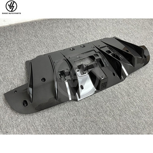 Diffuseur de pare-chocs arrière en fibre de carbone sèche de haute qualité, style Novit, pour 488 GTB Spider 2016-2018 - Product Image 5