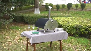 <span class=keywords><strong>Horno</strong></span> eléctrico comercial para Pizza al aire libre, de madera, con <span class=keywords><strong>piedra</strong></span> de Pizza de 405x405MM - Product Image 5
