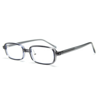Nouvelles montures de lunettes de vue unisexes tendance en acétate, petites, carrées, vintage, artistiques, à monture complète, pour étudiants, disponibles