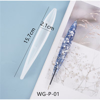 AK DIY Crystal Pen Résine Époxy Artisanat Moules Moules en Silicone pour Résine Art Fournitures Moules Moules à Bille Faits à la Main Outils de Gâteau