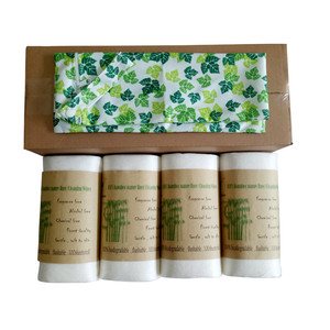 100 Tờ/Cuộn 19*30Cm/Sheet100% Siêu Mềm Có Thể Phân Hủy Sinh Học Và Xả Dùng Một Lần Vải Tre Lót Tã, Bộ Lọc Tã. - Product Image 5