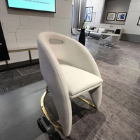 Chaise de salon de style nordique, luxe léger, créative, pour la maison, réception, simple, design, salon, salle à manger