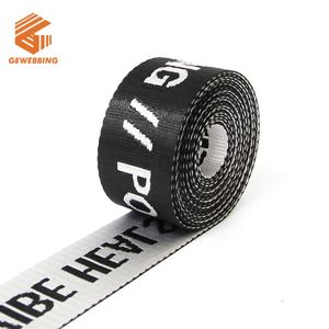 Bande de ceinture personnalisée en polyester/nylon jacquard pour pantalons avec logo - Product Image 3