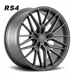 Nouvelle jante en alliage d'aluminium coulé multi-rayons RUNLUN 18/19/20Wide8.0/8.5/9.0/9.5CPD5X114.3/100/108/112/120 Gris Satiné/Noir Brillant - Product Image 5