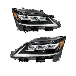 Archaic New Arrival Car Front Lamp For Lexus GS250 GS350 2012-2015 Led 3 projectors Headlight With DRL H/L Beam Car Accessories