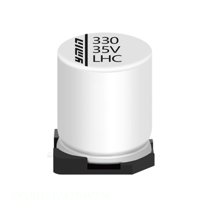 Condensateur à montage en surface CAP ALUM 35V POLAR VKLE1651V471MVTM 470 uF, distributeur agréé - Product Image 1