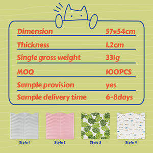 EVA Stoff Großhandel Hot Sell Easy Clean Katzenstreu matte Wasserdicht wasch bar Filter Sand Cat Verwendung - Product Image 6