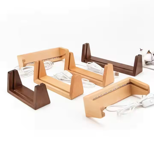 Base de madera para lámpara LED nocturna 3D, base de madera para lámpara LED 3D en forma de U, base luminosa para luz nocturna con ilusión 3D, venta al por mayor ODM. - Product Image 3