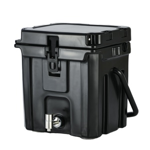 Glacière rotomoulée en PE <span class=keywords><strong>de</strong></span> 2,5 gallons avec robinet distributeur, portable pour le camping, la randonnée, l'extérieur et les canettes - Product Image 4