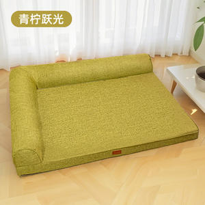 Lit orthopédique pour chien Patas Lague, taille moyenne 76x51cm, mousse en nid d'abeille imperméable, polyester antidérapant, doux, chaud, amovible, lavable - Product Image 6