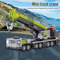 Sembo 705100-705103 Mini Véhicule de Construction Ville Briques DIY Ensemble Grue Bulldozer Blocs de Construction en Plastique Jouets pour Enfants