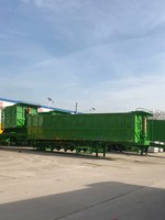 Semi-remorque à benne basculante de haute qualité à 3 essieux, hydraulique, 60 tonnes, 3 essieux, benne arrière, remorque à benne basculante de 30, 35, 40 mètres cubes à vendre