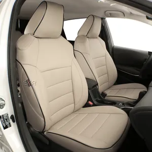 2022 Luxury Car Seat Cover Full Set Linen Car Headrest Pillow Auto Steering  Wheel Cover Cushion Car Seat Covers Set