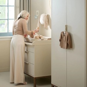 Table à <span class=keywords><strong>langer</strong></span> en bois <span class=keywords><strong>blanc</strong></span> de haute qualité avec 3 tiroirs pour bébé, service OEM, mobilier pour enfants - Product Image 3