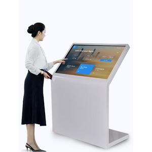 32 43 55 inch tự phục vụ quảng cáo kiosk L hình dạng thường vụ tương tác màn hình cảm ứng hiển thị kỹ thuật số Totem màn hình cho trung tâm mua sắm - Product Image 1