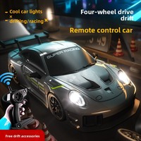 Voiture de drift RC transfrontalière télécommandée, électrique, 4x4, échelle 1:24, jouet de course sur circuit intérieur pour les 14 ans et plus
