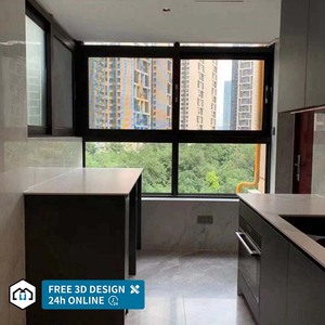 George nhóm tùy chỉnh phong cách tối giản hiện đại gỗ rắn và tủ bếp gỗ sồi trắng đặt cho ngôi nhà - Product Image 6