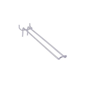 Venta caliente Euro Hook Steel Chrome <span class=keywords><strong>Pegboard</strong></span> Ganchos de exhibición multiusos hechos de metal duradero - Product Image 5