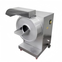 Elektrische commerciële industriële cassavechips & friet snijmachine met hoog rendement motor, 304 roestvrij staal