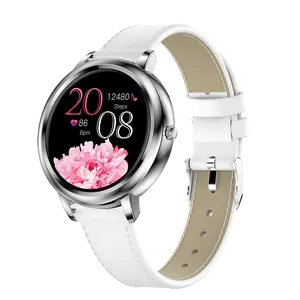 Mk20 Smart Watch 2021 Stijl Full Touch Control Ronde Scherm Horloges Voor Vrouwen Dame Gezondheid Tracking Horloge Voor Ios Android