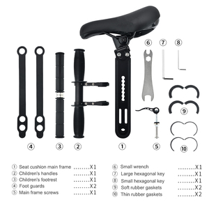 Sillín Delantero de Liberación Rápida para Bicicleta de Montaña para Niños de 2 a 5 Años - Product Image 4