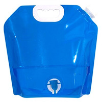 Sans fuite Camping Pliable 5L 10L Jerry Can Pliable Portable En Plastique PE Sac De Rangement Conteneur Réservoir D'eau avec Robinet