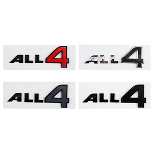 <span class=keywords><strong>Emblema</strong></span> 3D ABS ALL4 para Maletero Trasero de Coche, Adhesivo Lateral para Guardabarros, Logotipo para <span class=keywords><strong>MINI</strong></span> <span class=keywords><strong>Cooper</strong></span> F54 F60 R60 R61 - Product Image 1